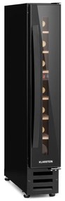 Vinovilla 7, built-in, Uno Onyx, frigider incorporabil pentru vin, sticla neagra, otel inoxidabil