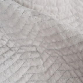 Cuvertură crem matlasată din catifea 230x260 cm – Ixia