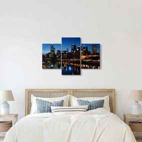 Tablou cu noaptea în Melbourne (90x60 cm)