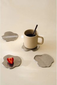 Tacâmuri maro/argintii din oțel inoxidabil 4 buc. pentru 1 persoană Noli – noo.ma