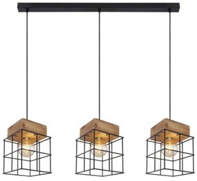 Lustră pe cablu MERRIL 3xE27/60W/230V Globo 15530-3H