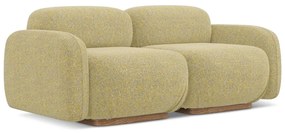 Canapea modulară galbenă 190 cm Ailani – Makamii