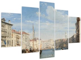 Tablou - Richard Parkes Bonington, The Grand Canal, reproducere (150x105 cm)