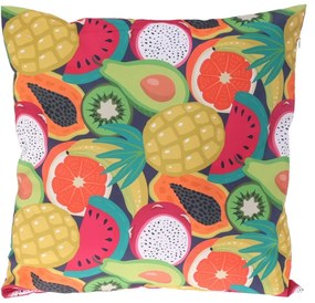 Pernă Papaya albastru, 45 x 45 cm