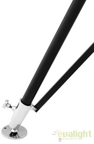 Lampadar cu trepied si abajur din tesatura Vertigo 110509 HZ