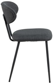 Scaune de dining gri-antracit 2 buc. Denise – Actona