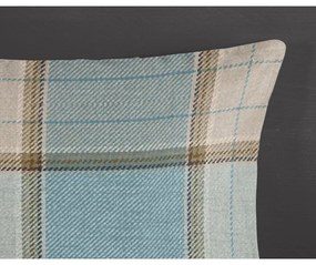 Lenjerie de pat albastră din flanelă pentru pat de o persoană/extinsă 140x220 cm Jacco – Good Morning