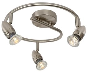 Lucide 13955/14/12 - Lampa spot LED CARO-LED 3xGU10/5W/230V crom