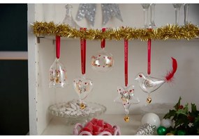 Ornament de Crăciun suflat manual din sticlă ø 5,5 cm Ann-Sofi Romme Annual Christmas Bell 2025 – Holmegaard