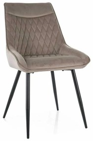 Scaun de bucătărie Misty Velvet, bej