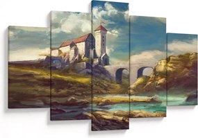 Tablou - Castelul medieval (150x105 cm)
