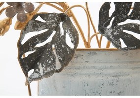 Decorațiune de perete din metal 45,5x53 cm Floral – Mauro Ferretti