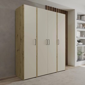 Dressing Malmo V4, Stejar Artisan/Argila, L 165 cm