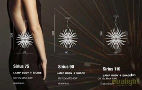 Lustra moderna design deosebit 90cm SIRIUS CH