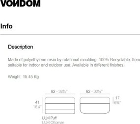 Taburete de exterior / interior design modern premium ULM