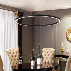 Immax NEO 07158-B80 - Lustr LED FINO 60W 230V Tuya negru + DO