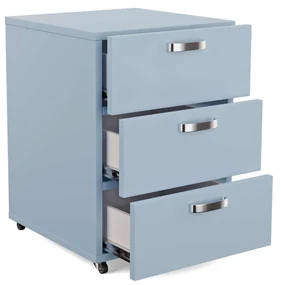 Containere sub birou - albastru