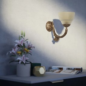 Aplica de perete din alama stil Neoclassical Elisa