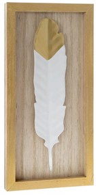 Decoratiune din lemn Penna Alba