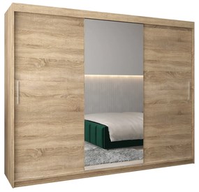 Dulap de haine 250 cm Toki 1 (stejar sonoma + stejar sonoma). 1064956