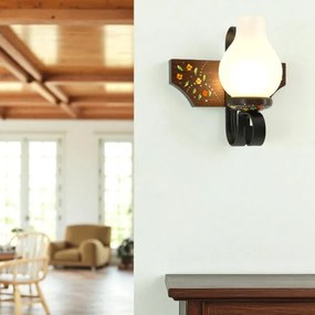 Brilagi - Aplica de perete QUEEN 1xE14/40W/230V fag/wenge