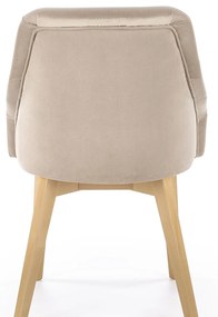 Scaun tapitat Toledo 2 Beige - h86 cm