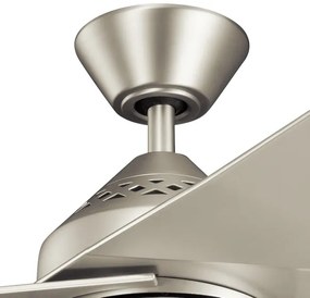 Ventilator LED dimabil Kichler KLF-JADE-60-BN JADE 18W/230V argintiu + telecomandă