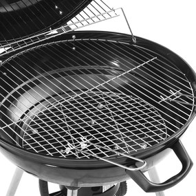 Gratar barbecue pe carbuni cu recipient, 73x58x96 cm, otel