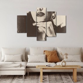 Tablou - Vintage, poza unei femei (150x105 cm)