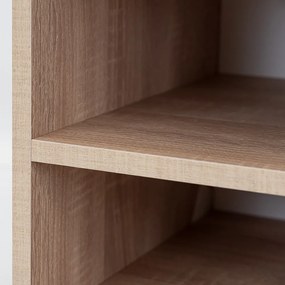 Noptieră Miami deschisă 40x40 cm stejar sonoma-stejar sonoma