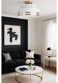 Plafonieră TAMI 1xE27/60W/230V crem/auriu