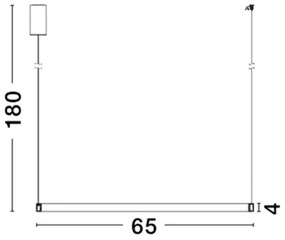 Lustra LED moderna diametru 65cm, Vegas