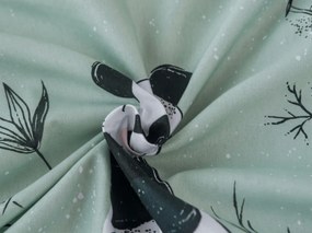 Cearsaf din microfibra PANDA RELAX mentol 90x200 cm