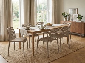 Scaun din plastic TREGO, bej