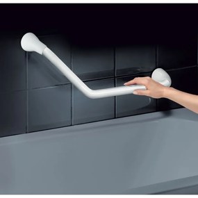 Spirella Angular mâner de baie PROF, alb, 73,5 cm