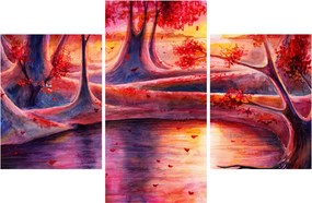 Tablou cu pădurea fermecată (90x60 cm)