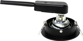 Spotlight modern integrat negru - Rondoo