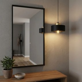 Brilagi - Lustră suspendată pe cablu SPRING 1xE27/60W/230V Ø20 cm negru/auriu