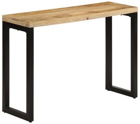 vidaXL Masă consolă, 110x35x76 cm, lemn masiv de mango brut