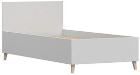 Pat de o persoană 90 cm Figu (Alb). 1071586