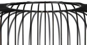 Lampa de podea de design neagră cu auriu - Mayelle