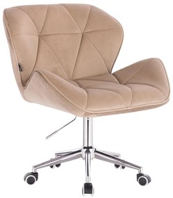 HR111K Scaun Latte Catifea