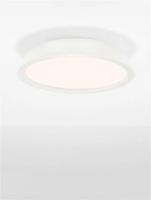 Lustra LED aplicata stil modern FELICIA alb 45cm