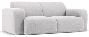 Canapea gri deschis cu tapițerie din stofă bouclé 170 cm Molino – Micadoni Home