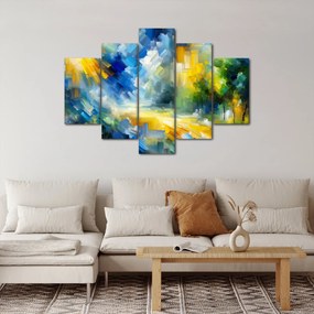 Tablou - Zi însorită abstractă (150x105 cm)