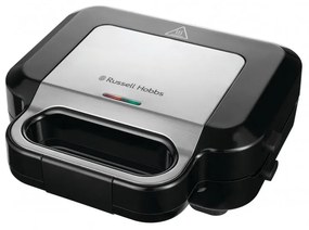 Aparat 3in1 sanwich maker, grofe, grill Russell Hobbs Creation 26810-56, 750 W, 3 placi detasabile, Otel inoxidabil, Negru