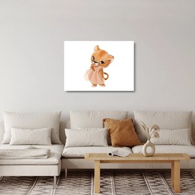 Tablou pe sticlă - Animăluț în acuarelă N⁰6 (70x50 cm)