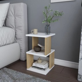 Măsuță de pat Carter White Oak