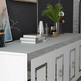 Dulap Karya White and Silver