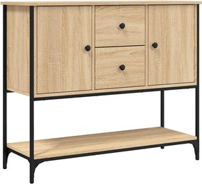 vidaXL Servantă, stejar sonoma, 100x36x85 cm, lemn prelucrat